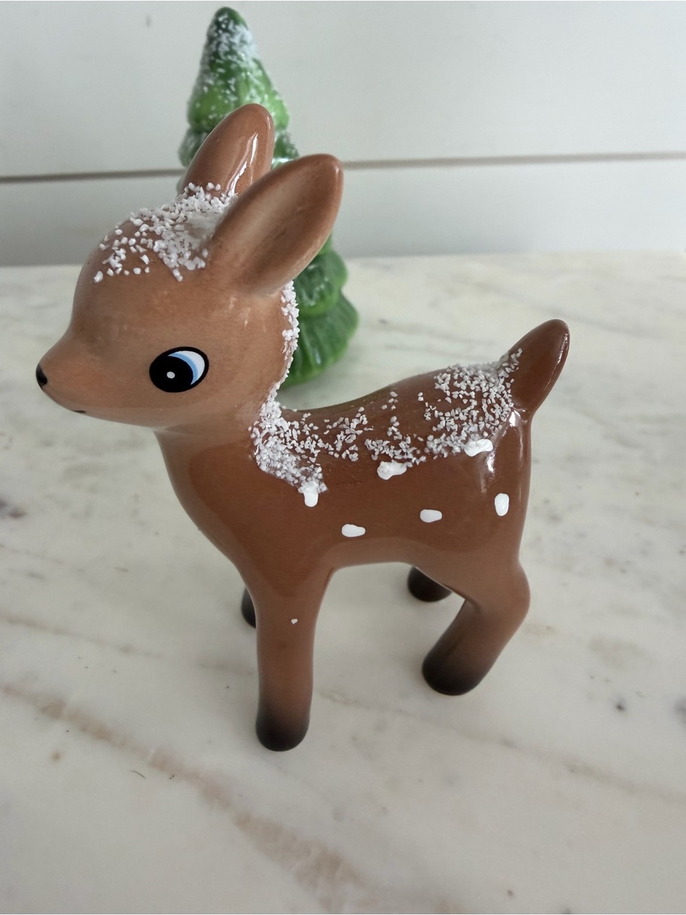Brown Deer and Tree Ceramic Christmas - Picture 6 of 6
